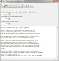 Screenshot von DXF kleine Linien in Kreisbgen 1.0.